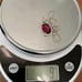 Vintage TRIFARI Ruby Red Cushion Cut Glass Bling Pendant on 925 Chain Necklace