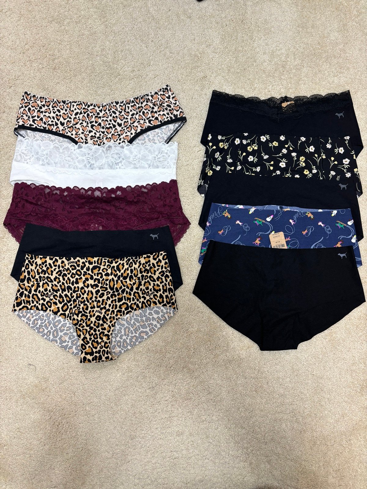 NEW NWT 10 pairs Victoria’s Secret/Pink panties Size: Medium