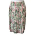 Vintage 80s S.L. Fashions Top & Skirt 2 Pc Set Womens 16 Pink Floral Cottagecore