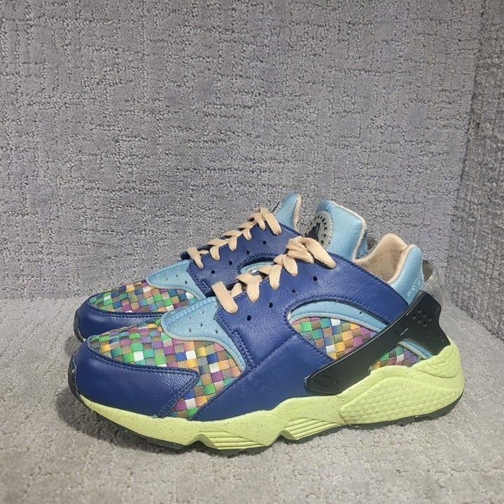 Nike Air Huarache Crater Premium Size US 10.5 Multicolor Woven Athletic Sneakers