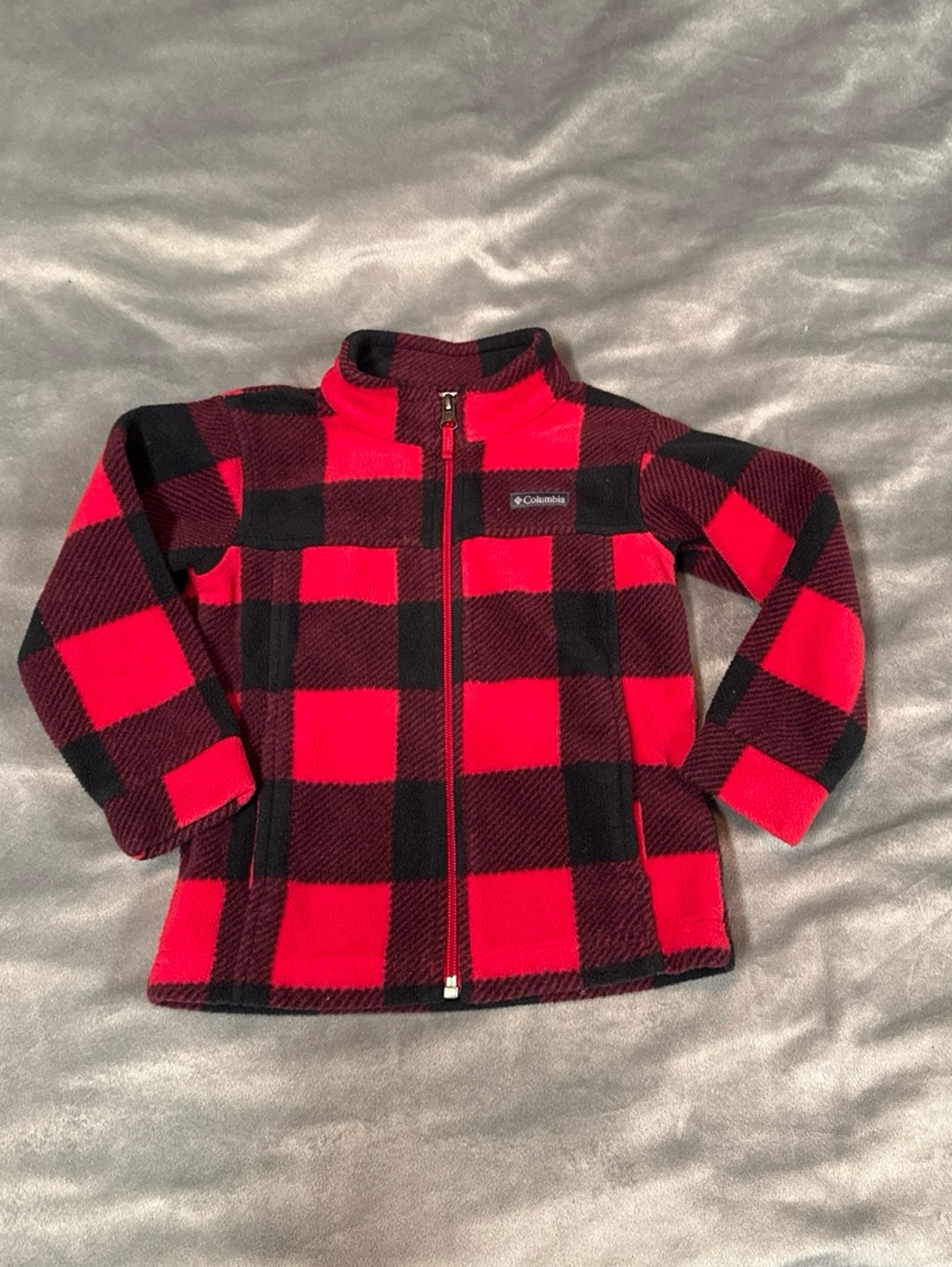 Kids Columbia Fleece Jacket plaid  4T