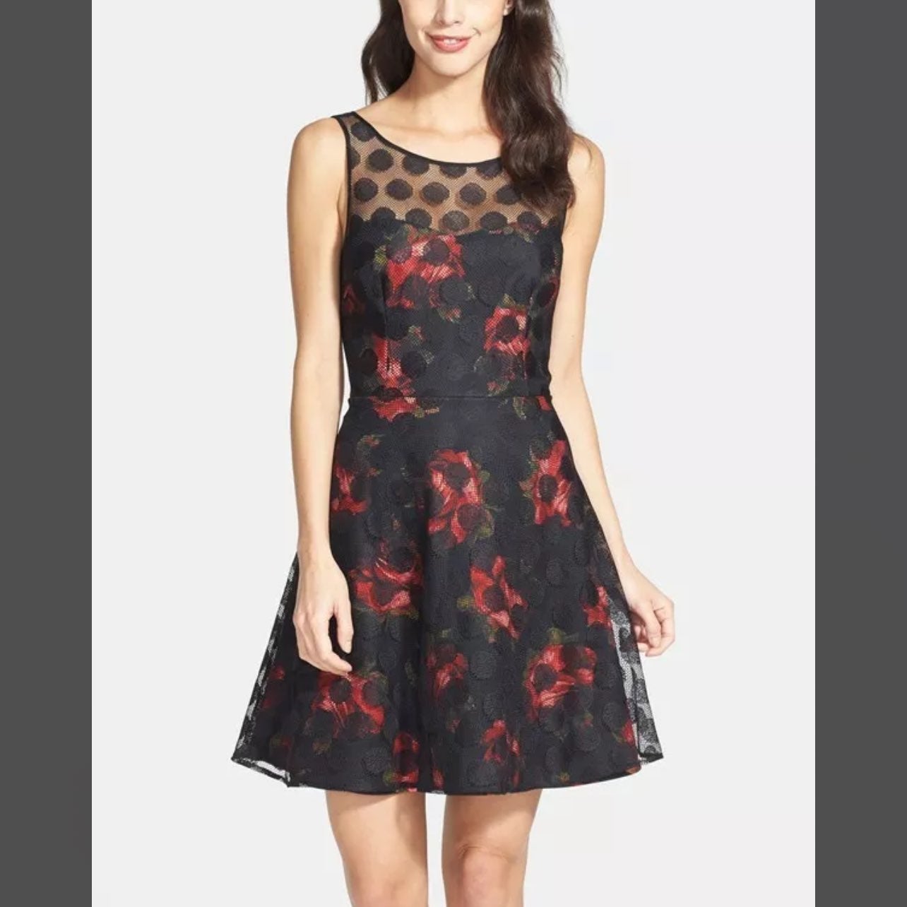 betsey johnson polka dot dress