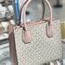 Michael Kors Mercer Medium Logo and Leather Accordion Crossbody Bag NWT