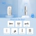 Tosima W2 Window Cleaner Robot, 3800Pa Suction Power Remote Control, White