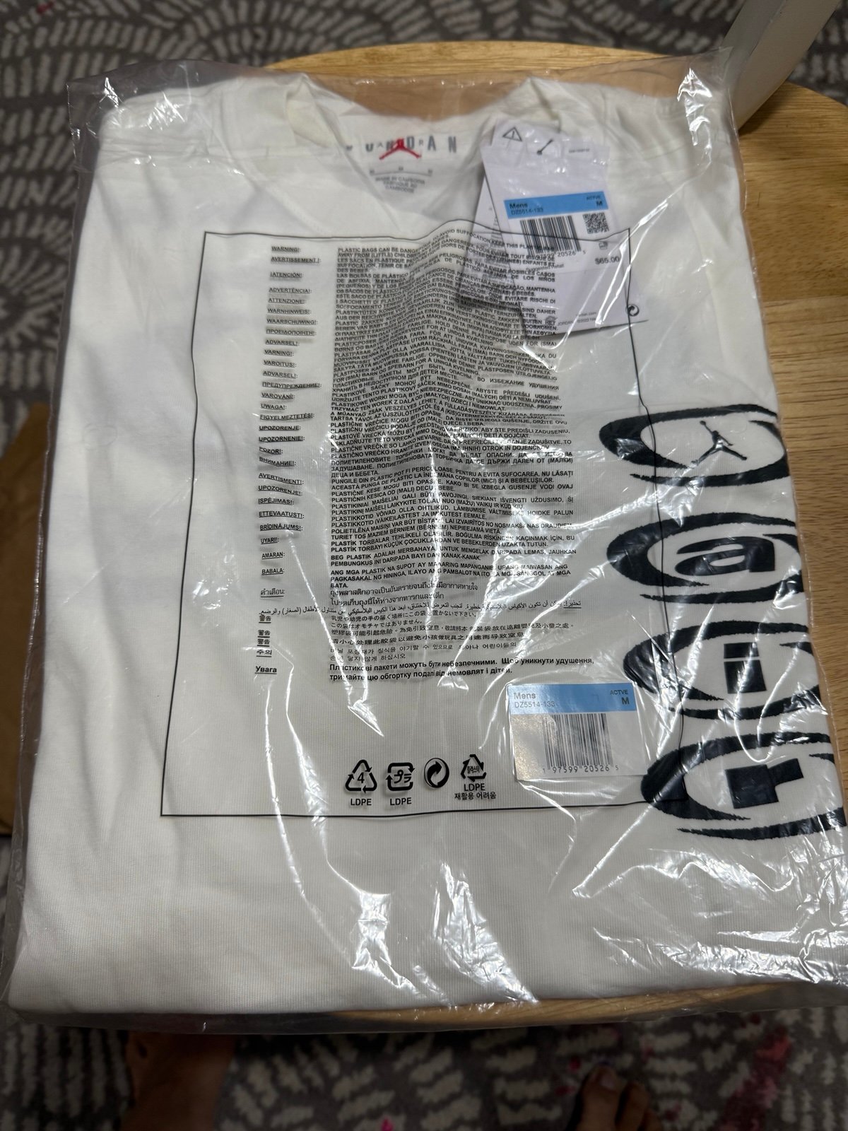 Jordan X travis scott shirt
