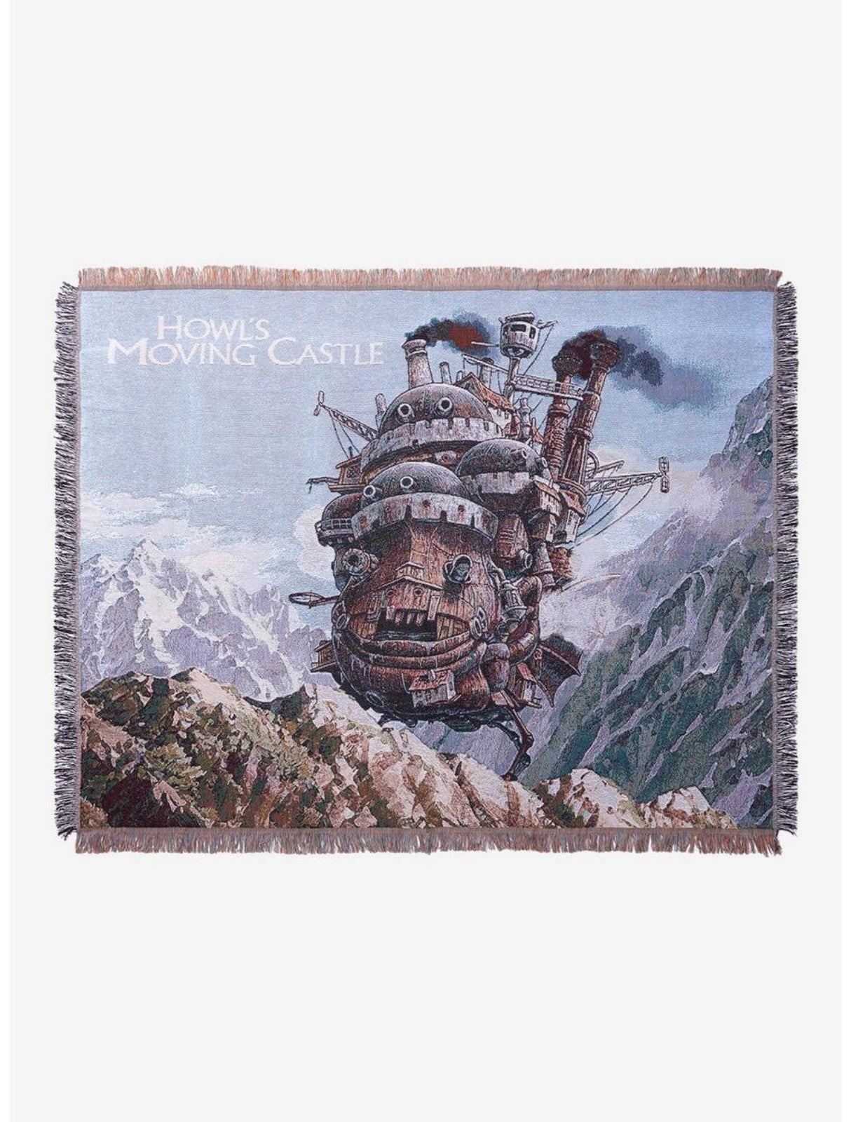 Studio Ghibli Howl’s Moving Castle Scenic Tapestry Throw