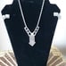 Vintage Rhinestone Necklace Choker Brace