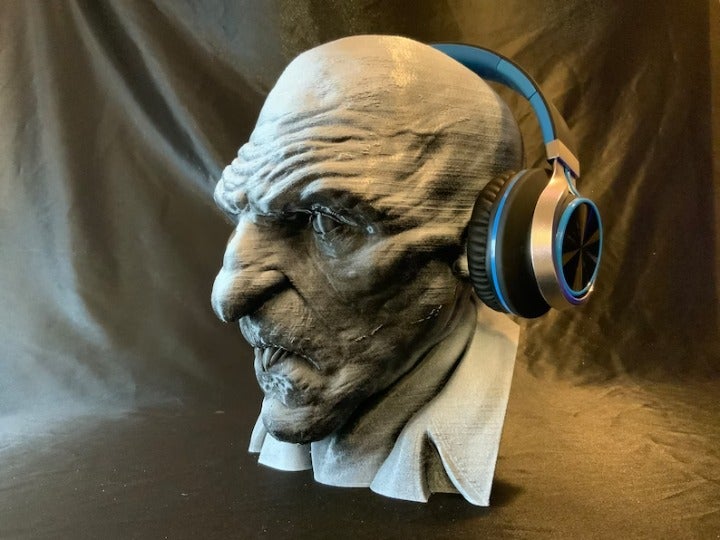 Headphone stand! horror movie vampire frame