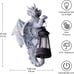Dragon Tree Hugger Garden Statue with Solar Lantern - 9.3 Inch
