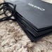 4 x Chanel Empty Black Paper Gift Bag Shopping 16.75 x 13 x 6 NEW.
