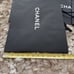 4 x Chanel Empty Black Paper Gift Bag Shopping 16.75 x 13 x 6 NEW.