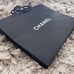 4 x Chanel Empty Black Paper Gift Bag Shopping 16.75 x 13 x 6 NEW.