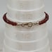 Garnet Matching Necklace and Bracelet Sterling Clasps