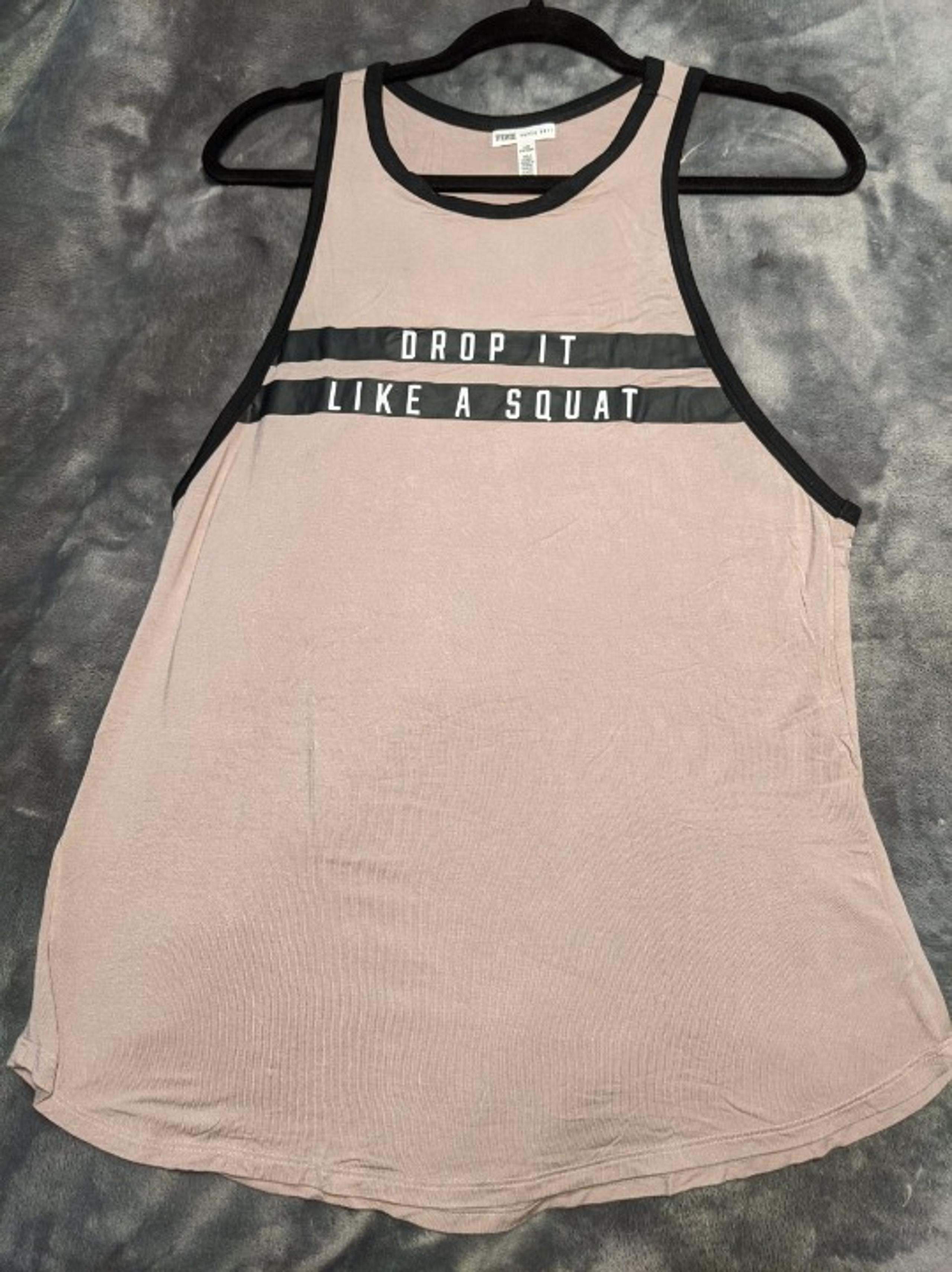 VS Pink Drop It Like a Squat Tank