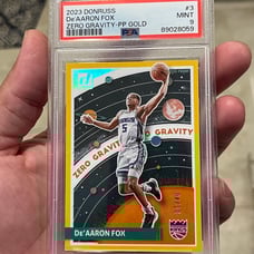 DeAaron Fox Gold Zero Gravity /10 PSA 9