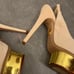 CHARLOTTE OLYMPIA Suede Slingback Pumps