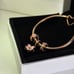 Pandora Rose Gold Heart Closure Bracelet with Charm set