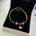 Pandora Rose Gold Heart Closure Bracelet with Charm set