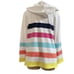 Talbots Stripe Sweatshirt Hoodie Size Large