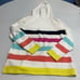 Talbots Stripe Sweatshirt Hoodie Size Large