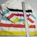 Talbots Stripe Sweatshirt Hoodie Size Large