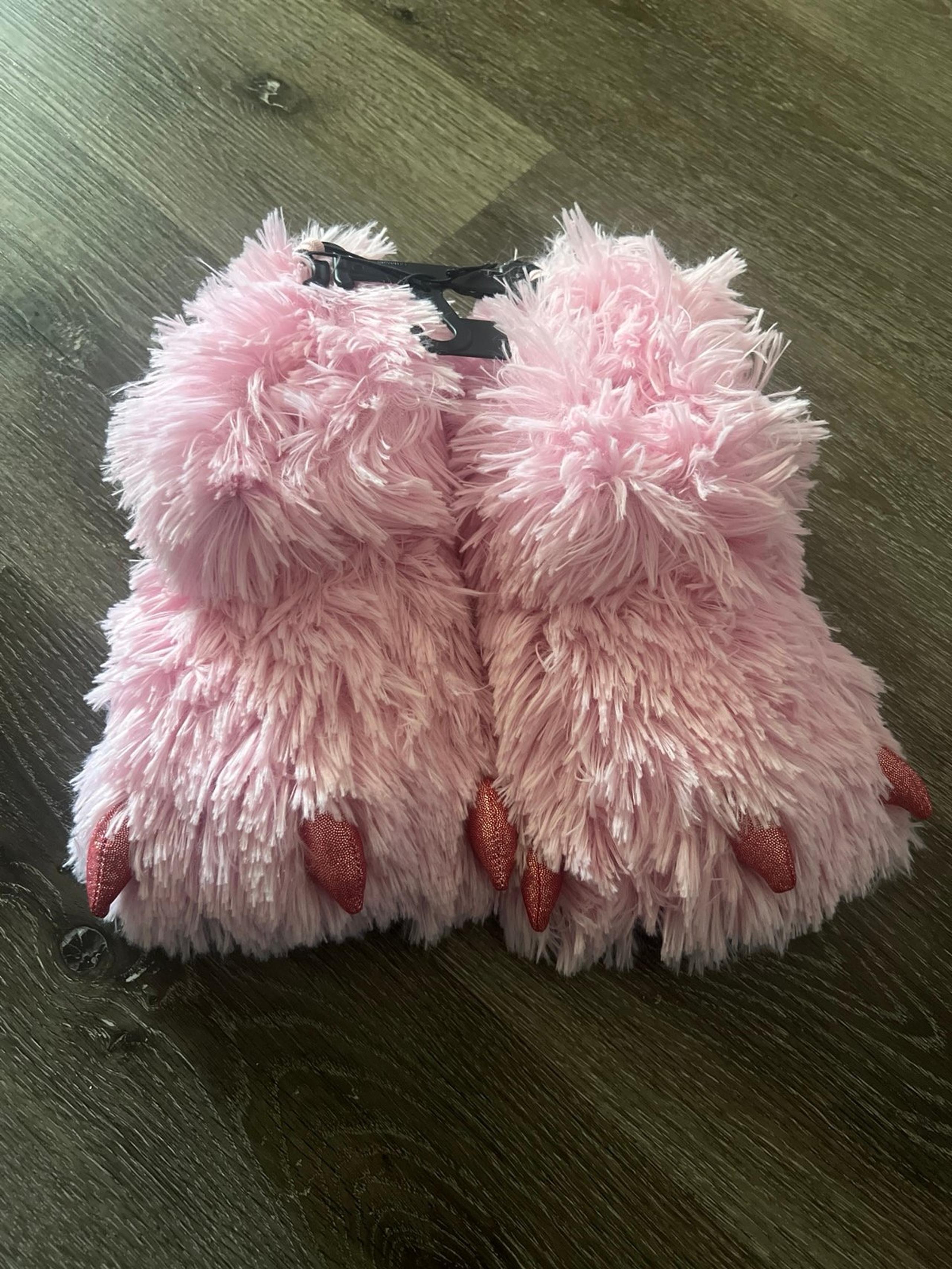 Pink Dinosaur Slippers