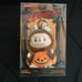 Pop mart labubu happy halloween party series - sitting pumpkin plush pendant