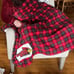 Illinois State University fleece sherpa blanket. Graduation gift