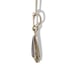 Tear Drop Abalone Shell Bezel Set Marcasite Accents 925 Danecraft Pendant