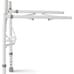 Medline Steel Drop-Arm Commode, 350 lb Weight Capacity