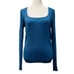 Veronica Beard Clara Rib Top in Cornflower Blue Large