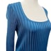 Veronica Beard Clara Rib Top in Cornflower Blue Large