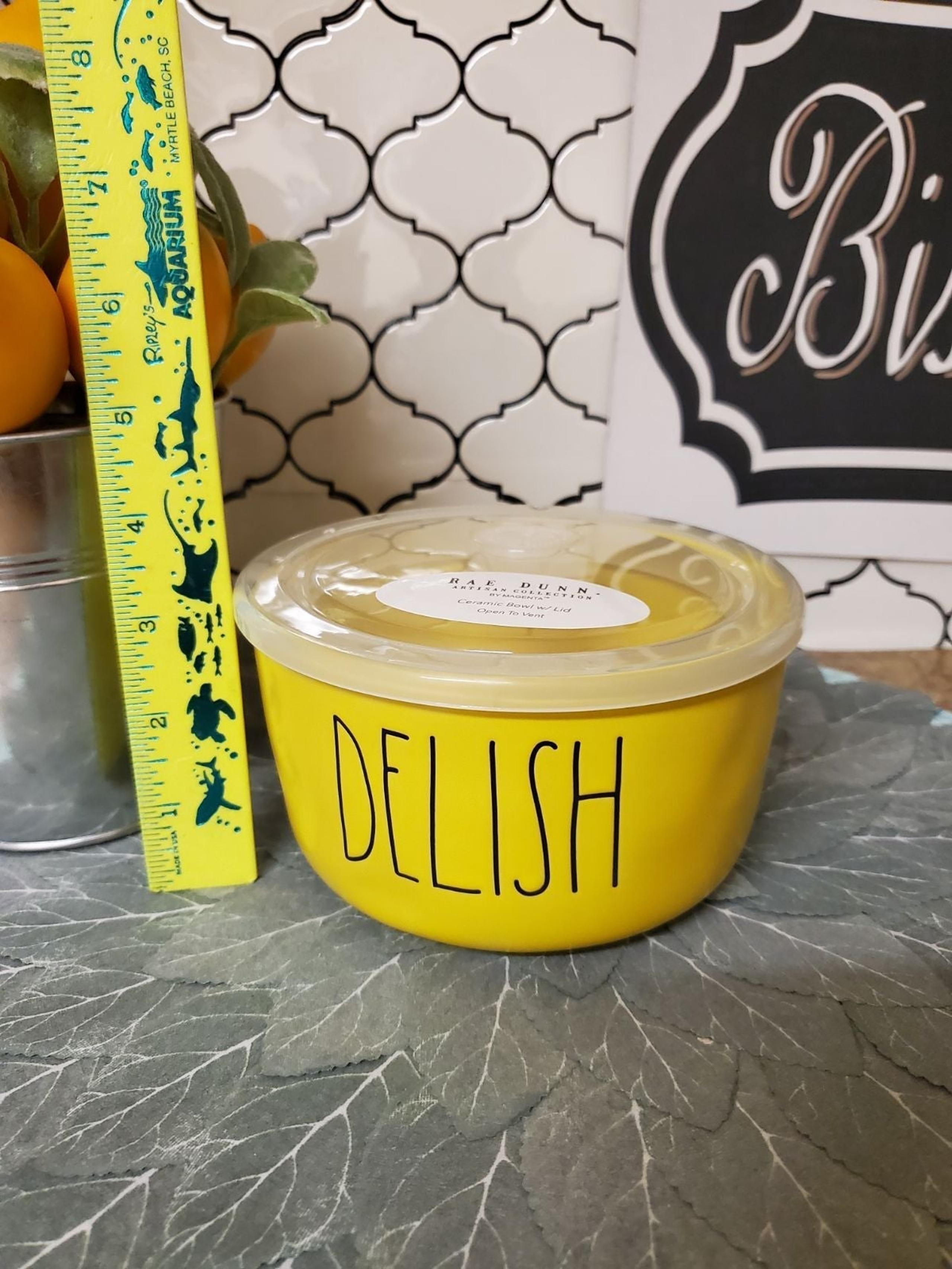 Rae Dunn DELISH food storage container