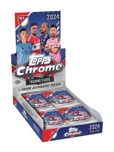 2024 Topps Chrome MLS 2-auto Hobby Box! See description.
