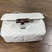 MICHAEL KORS Peyton Patent Leather Shoulder Bag Optic White