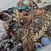 (Sold to shylsntgr) VINTAGE Jewelry Tub 12-LBS GREAT MIx, NECKLACES, RINGS #299A