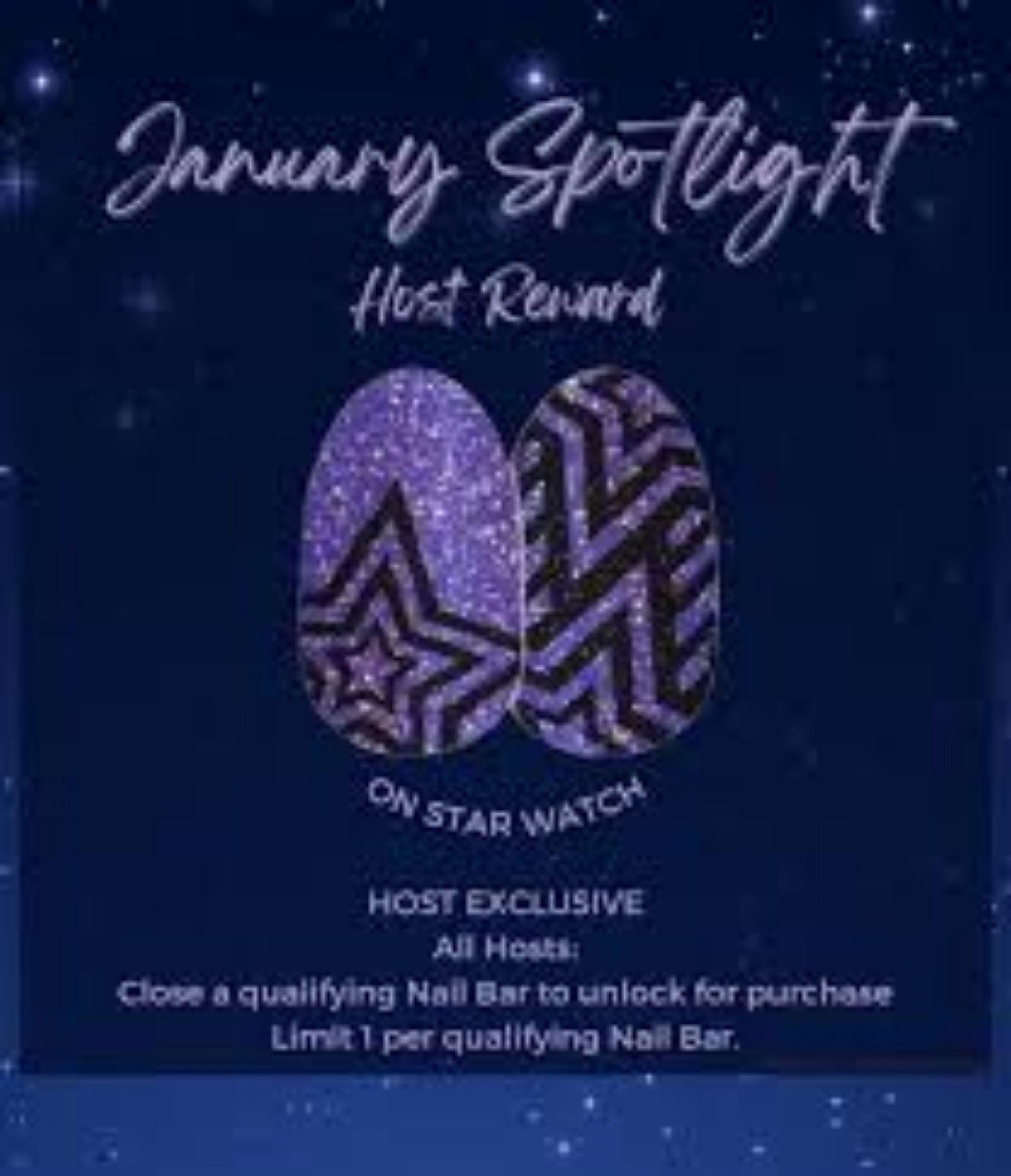 Color Street -"On Star Watch" Retired Nail Polish Strip! Free Ship/Twosie!