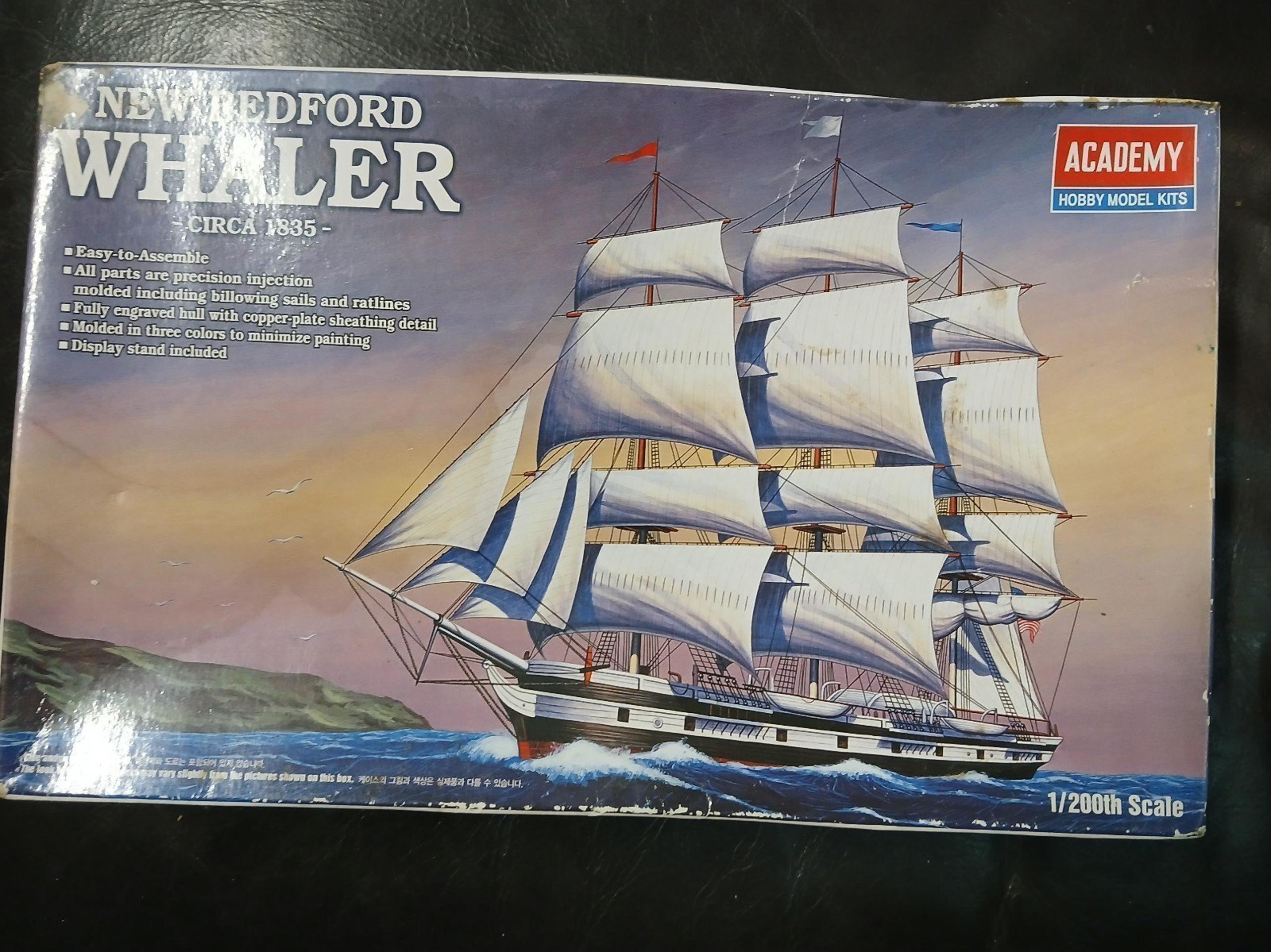 NEW BEDFORD WHALER -circa 1835- MODEL KIT