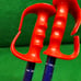 Vintage 70s Marker Ski Poles With Scott Pistol Grips 120cm 48”