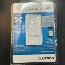 Lutron PD-FSQN-WH-R Wireless Smart Fan Speed Control - White
