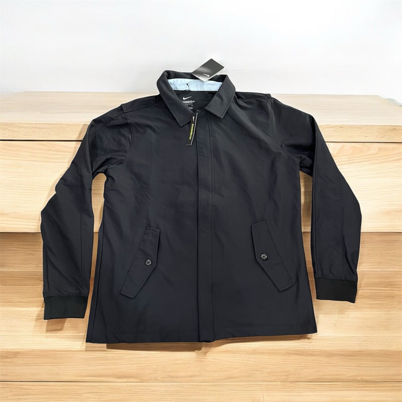 Nike Repel Player Golf Jacket Black BV0386-010 Windbreaker Raincoat Men Sz M NWT