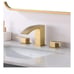 Modern gold bathroom faucet
