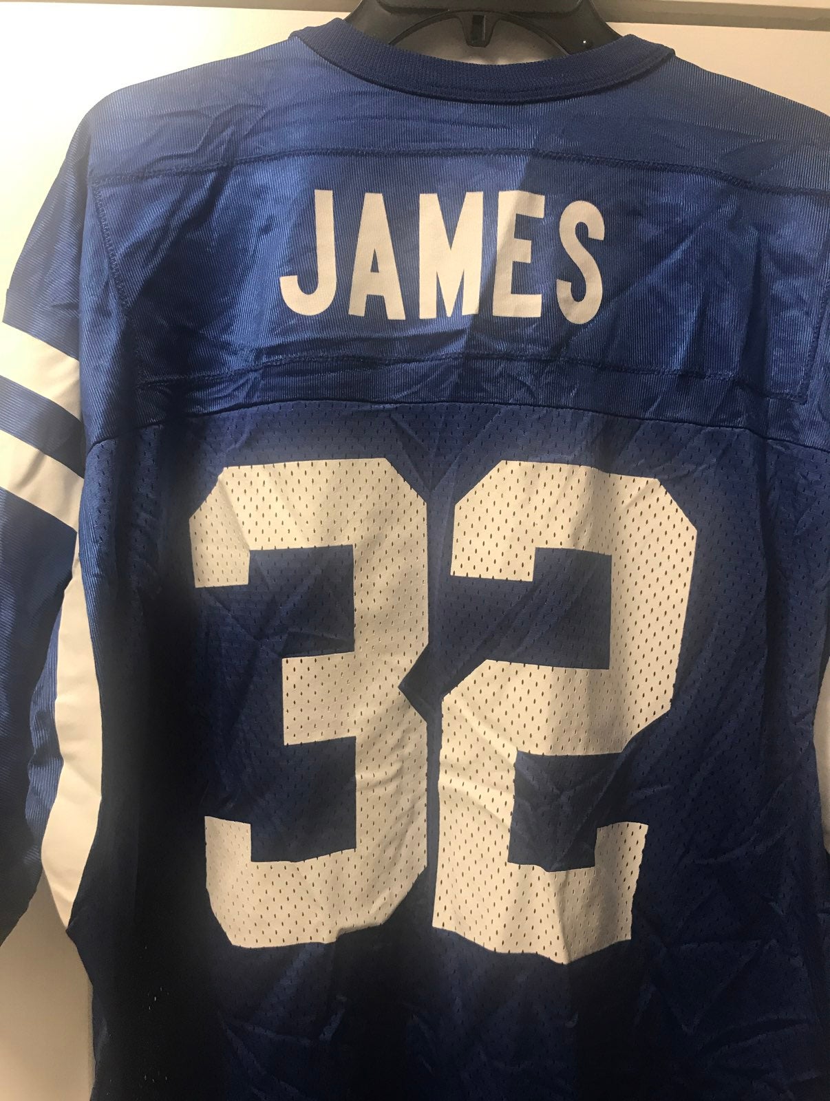 Vintage Champion Colts James Jersey 44
