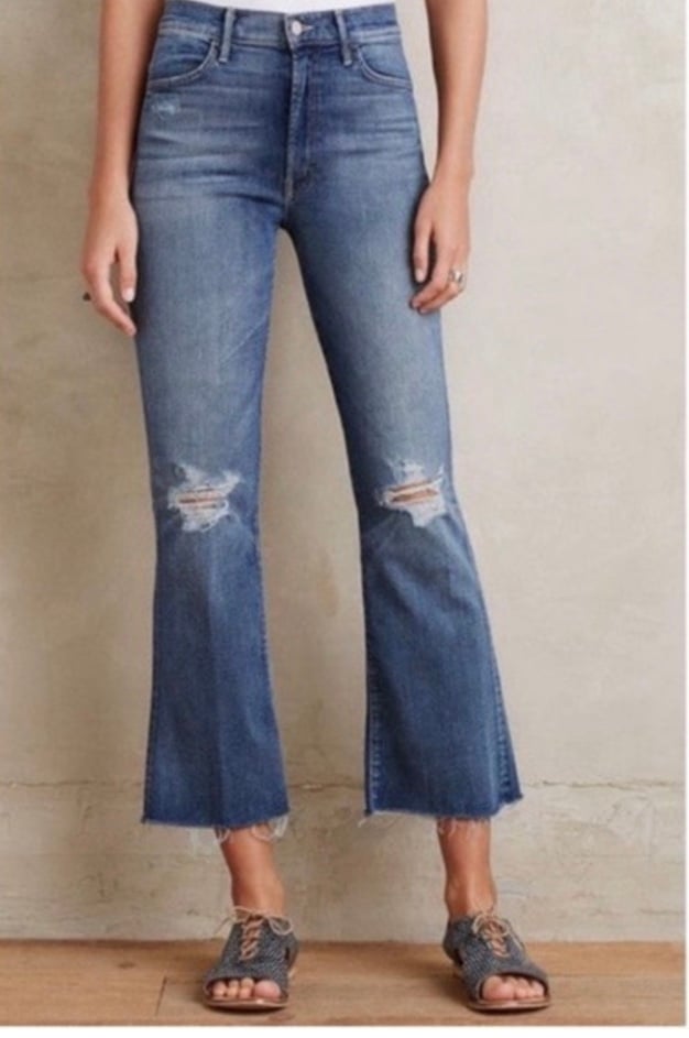 Awesome Mother Denim Hustler Ankle Fray in Songs of the Cowboys - Sz 29