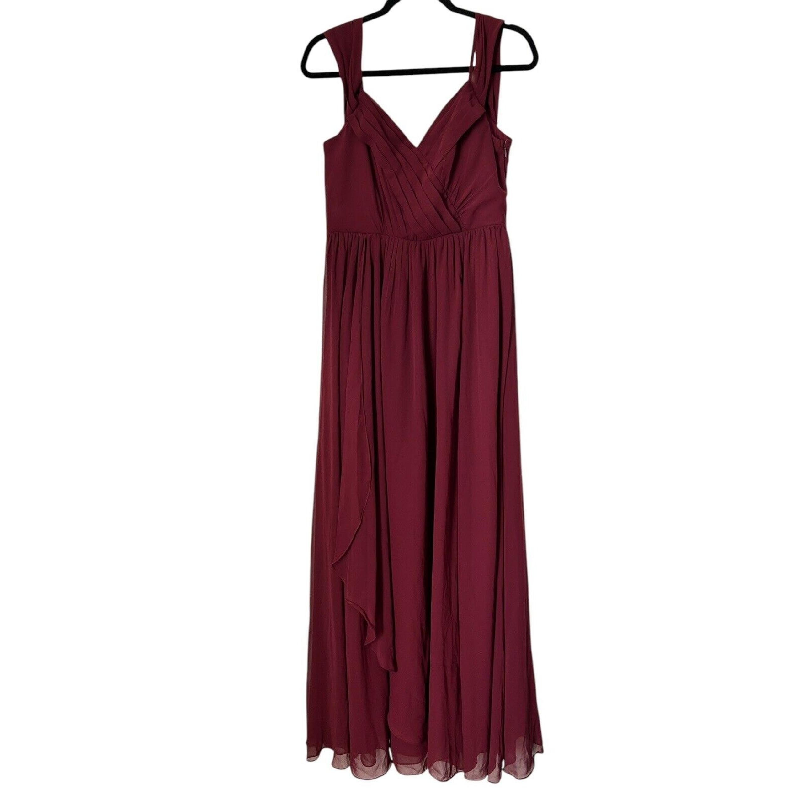Blush Mark Dress Womens Size L Cabemet Philosophy of Love Maxi Special Occasion