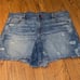 Lane Bryant Womens Denim Cut Off Shorts with Star Print size 20!