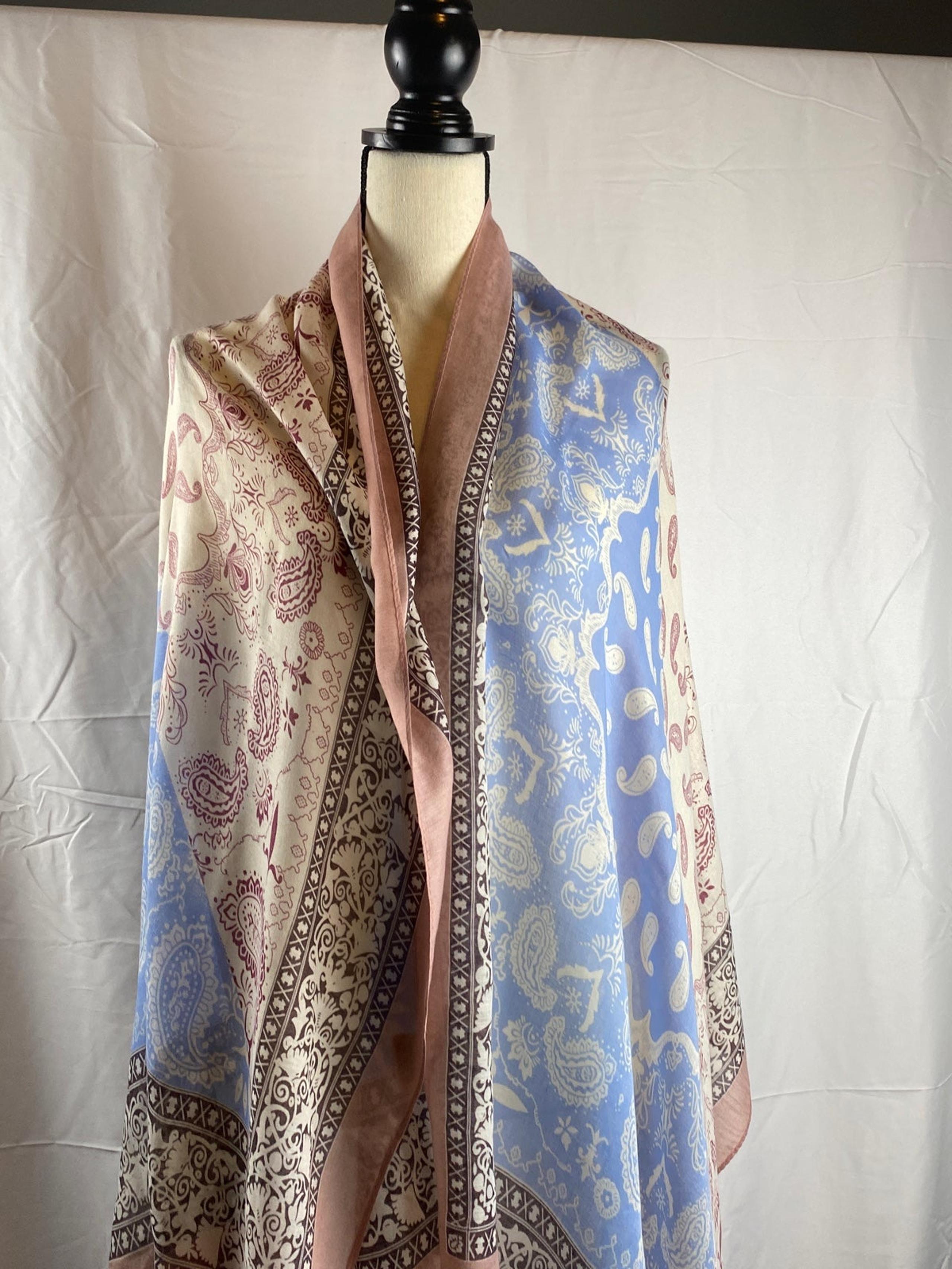 Women long pastel color scarf shawl by Lulla collection