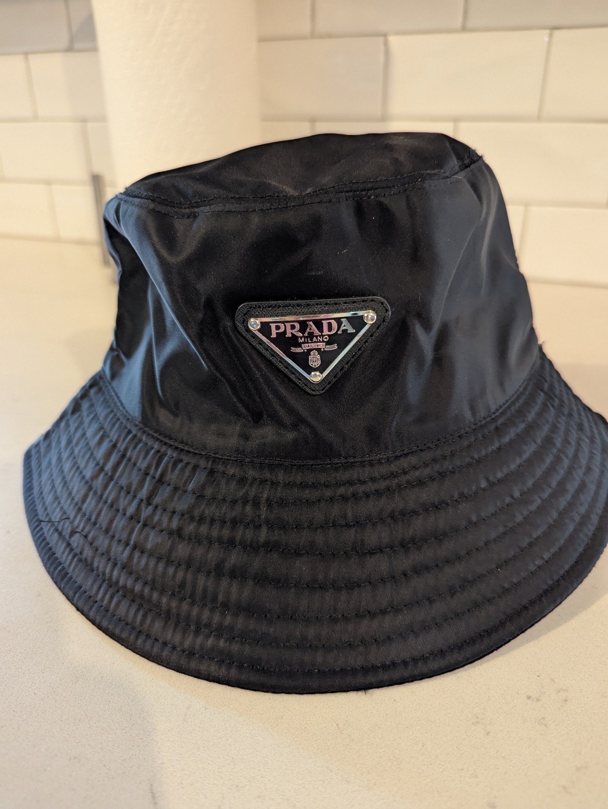Prada Bucket Hat (silk)