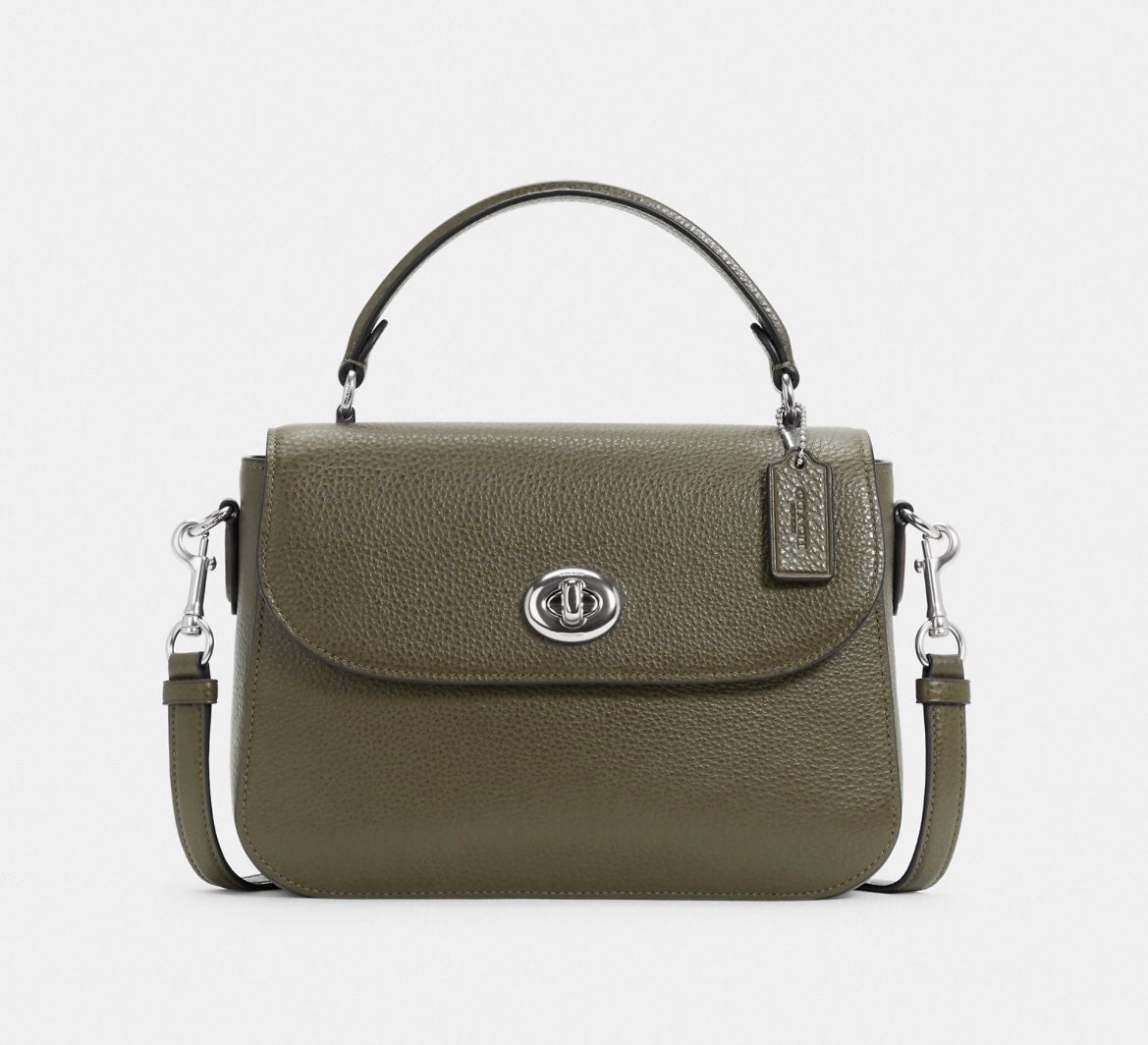 Coach Marlie Top Handle Satchel In Olive