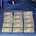 (15) 1 1957A SERIES u.s. mint silver certificates with errors